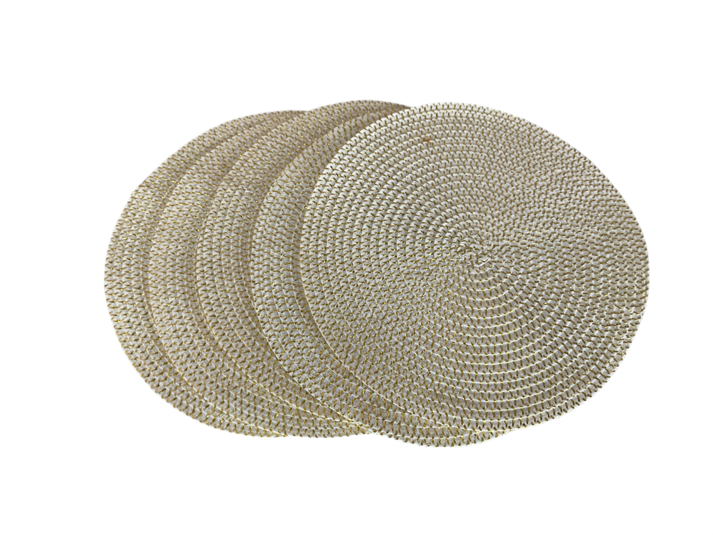 Set of 5 Gold placemat