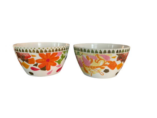 Set of 2 little plastic bowls