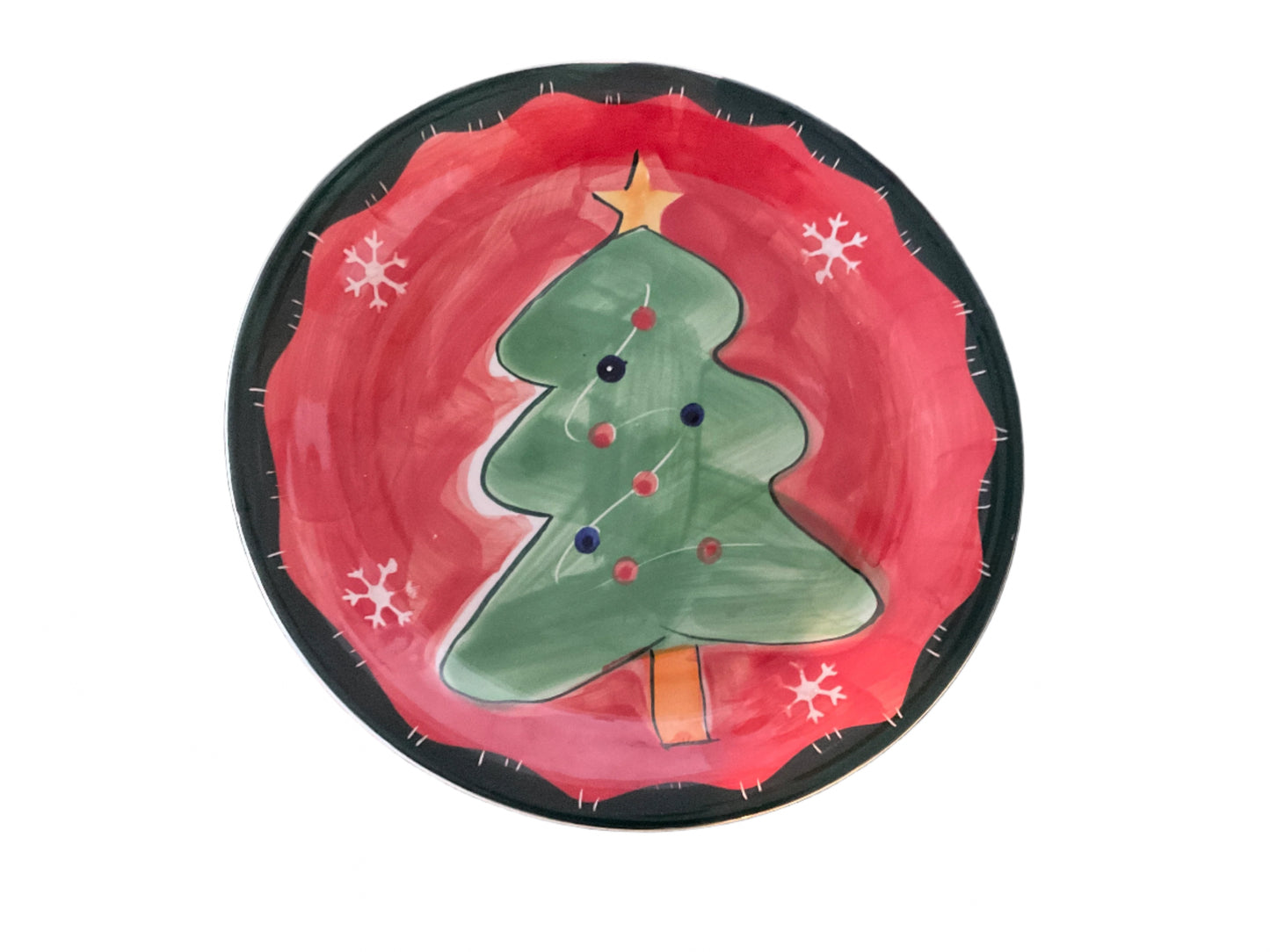 Big Christmas tree plate