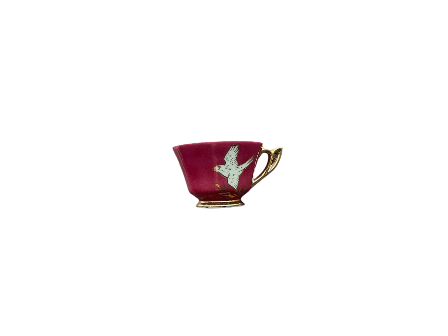 Pink/Red Tea Cup