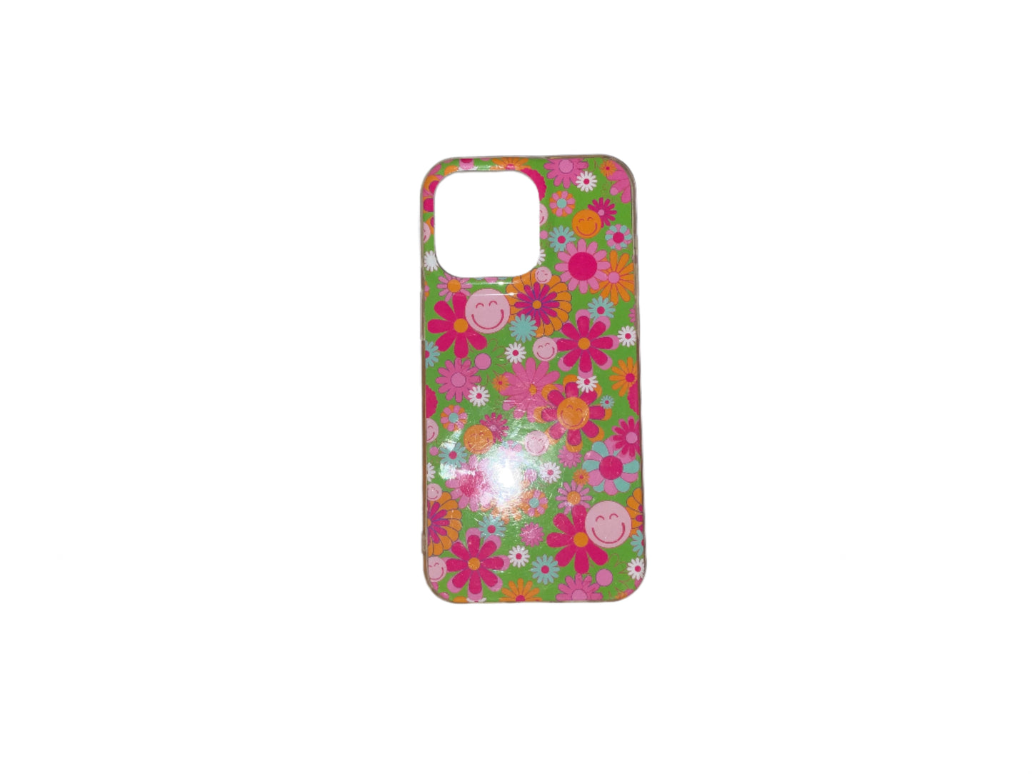 Smiley Face Floral Phone Case