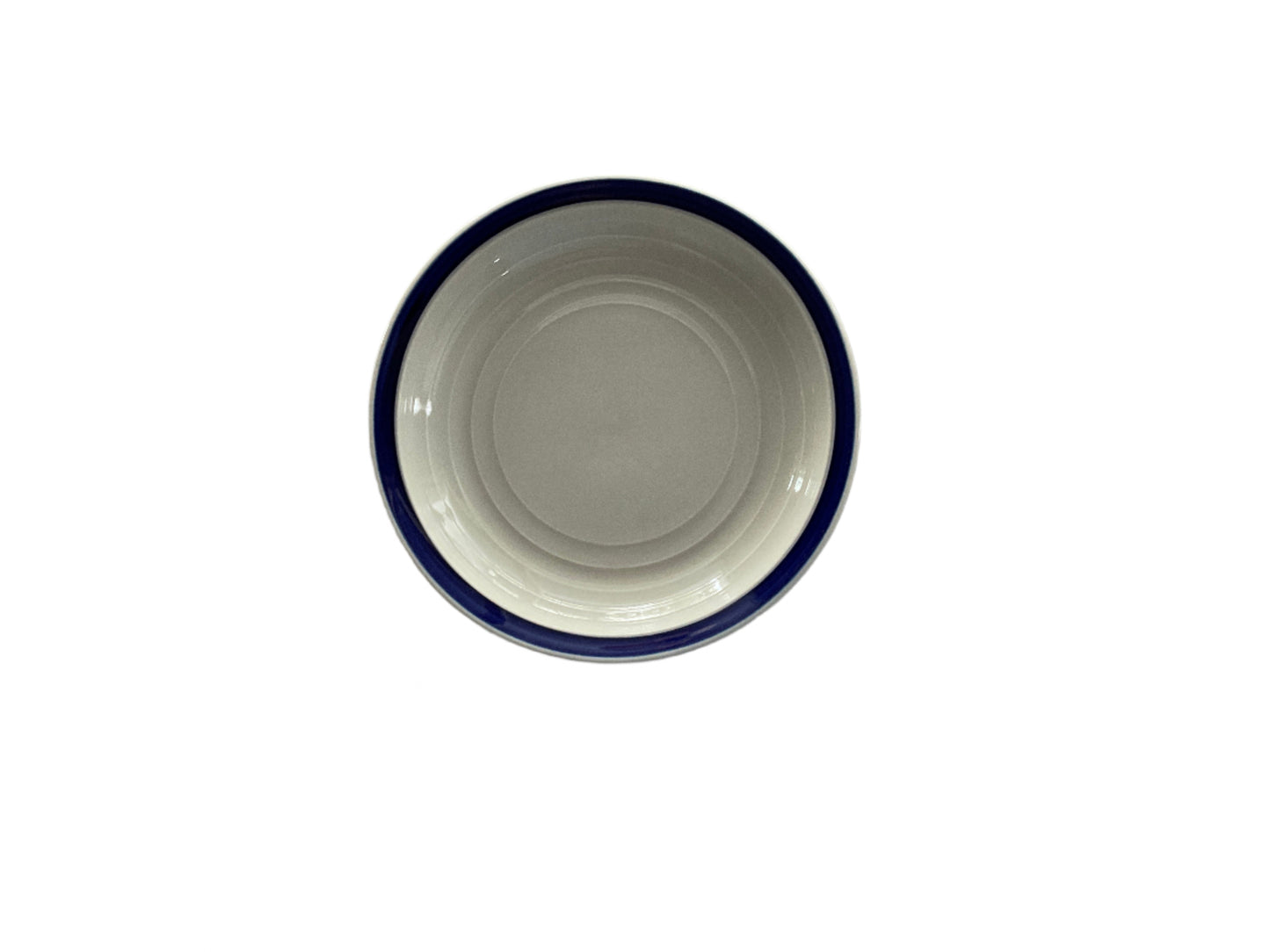 White And Blue Plate