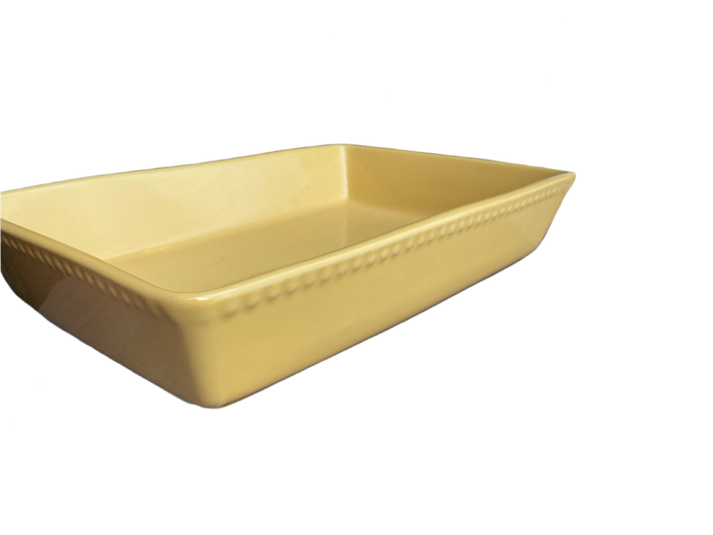 Yellow Casserole Dish