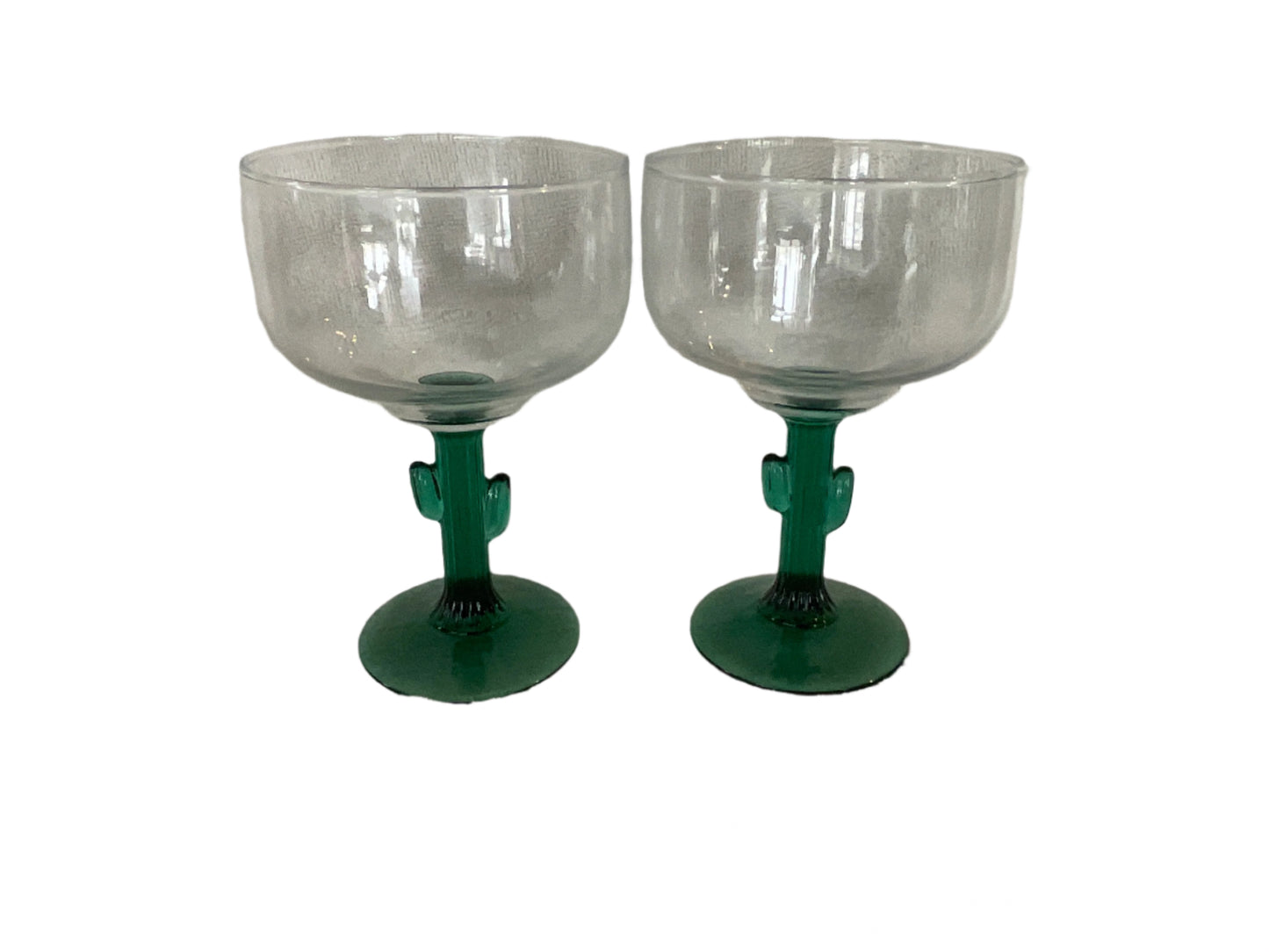 Cactus margarita glasses